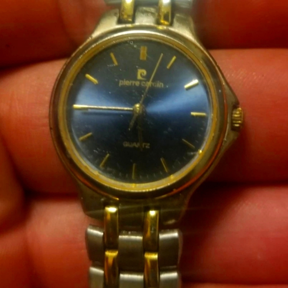 Pierre Cardin Gold and Blue Timepiece